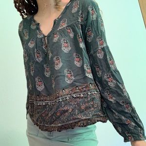 Paisley Boho-Chic Top
